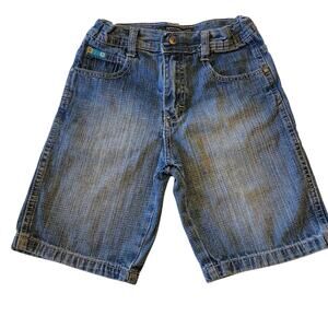 Southpole Denim Bermuda Shorts Kids Size 7 Jorts Y2K Baggy 2000s Skater